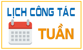 LỊCH CÔNG TÁC TUẦN 25