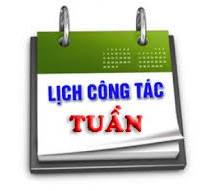 Lịch công tác tuần 1